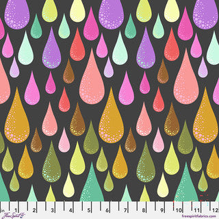 Prince Charming Déjà Vu - Quilting Cotton Fabric - Dew Drops - Licorice