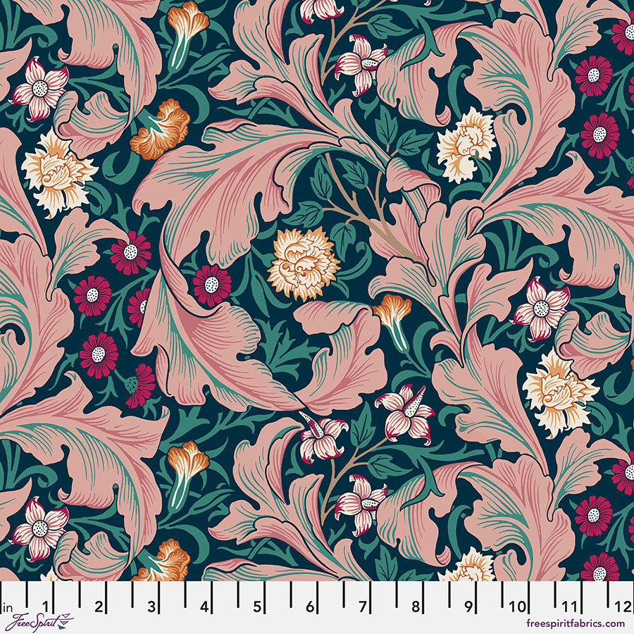 Bedford Park – Quilting Cotton Fabric – Leicester – Teal