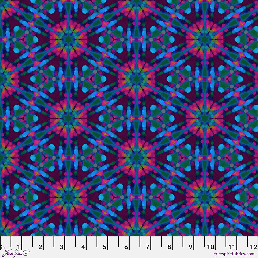Kaleidoscope - Quilting Cotton Fabric - Supernova - Purple