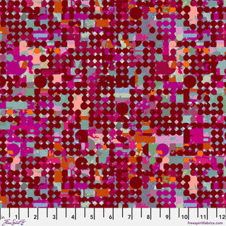 Cathedral - Quilting Cotton Fabric - Vineyard - Bordeaux