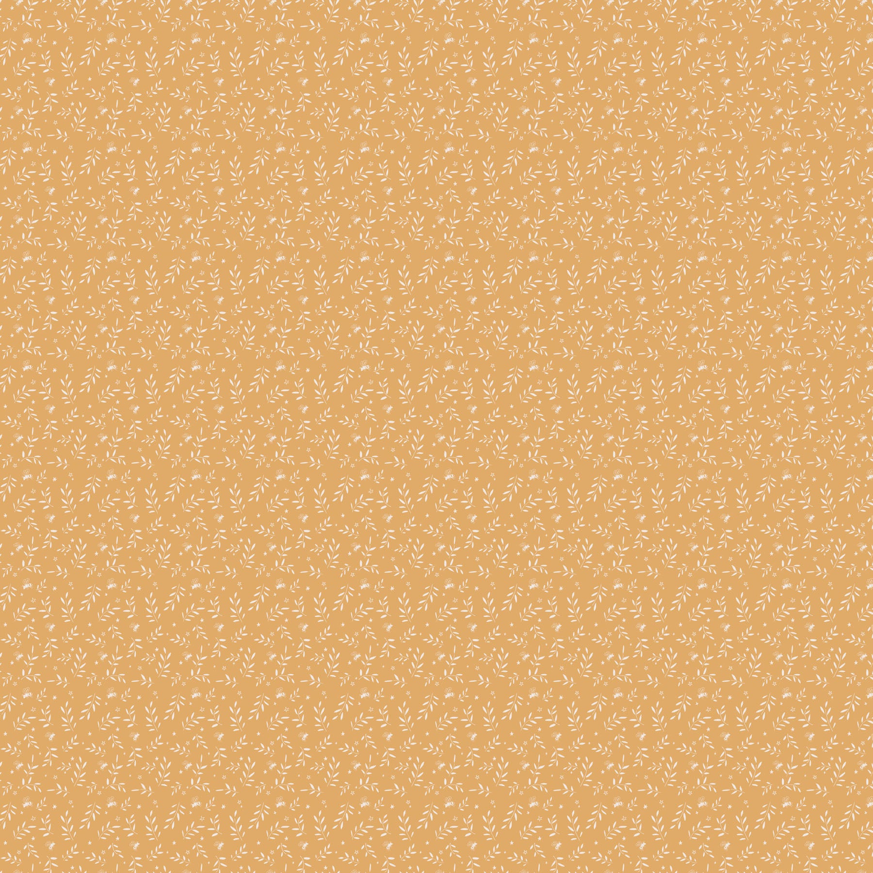 Blossom Breeze – Quilting Cotton Fabric – Orange