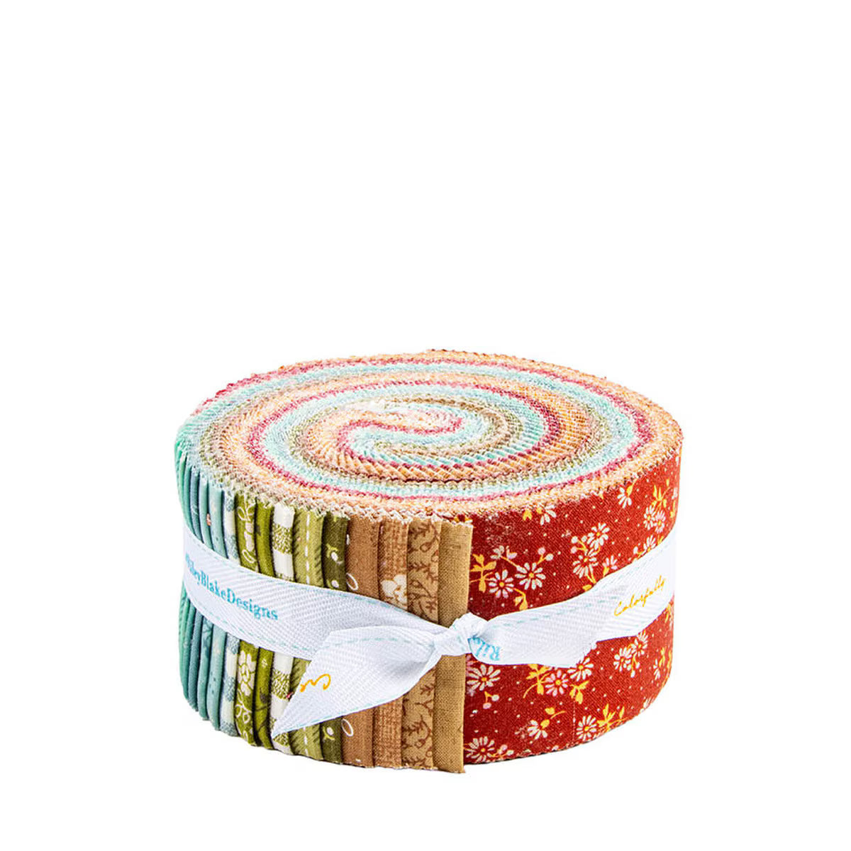 Baked With Love - Precut Quilting Cotton Fabric - 2 1/2" Rolie Polie