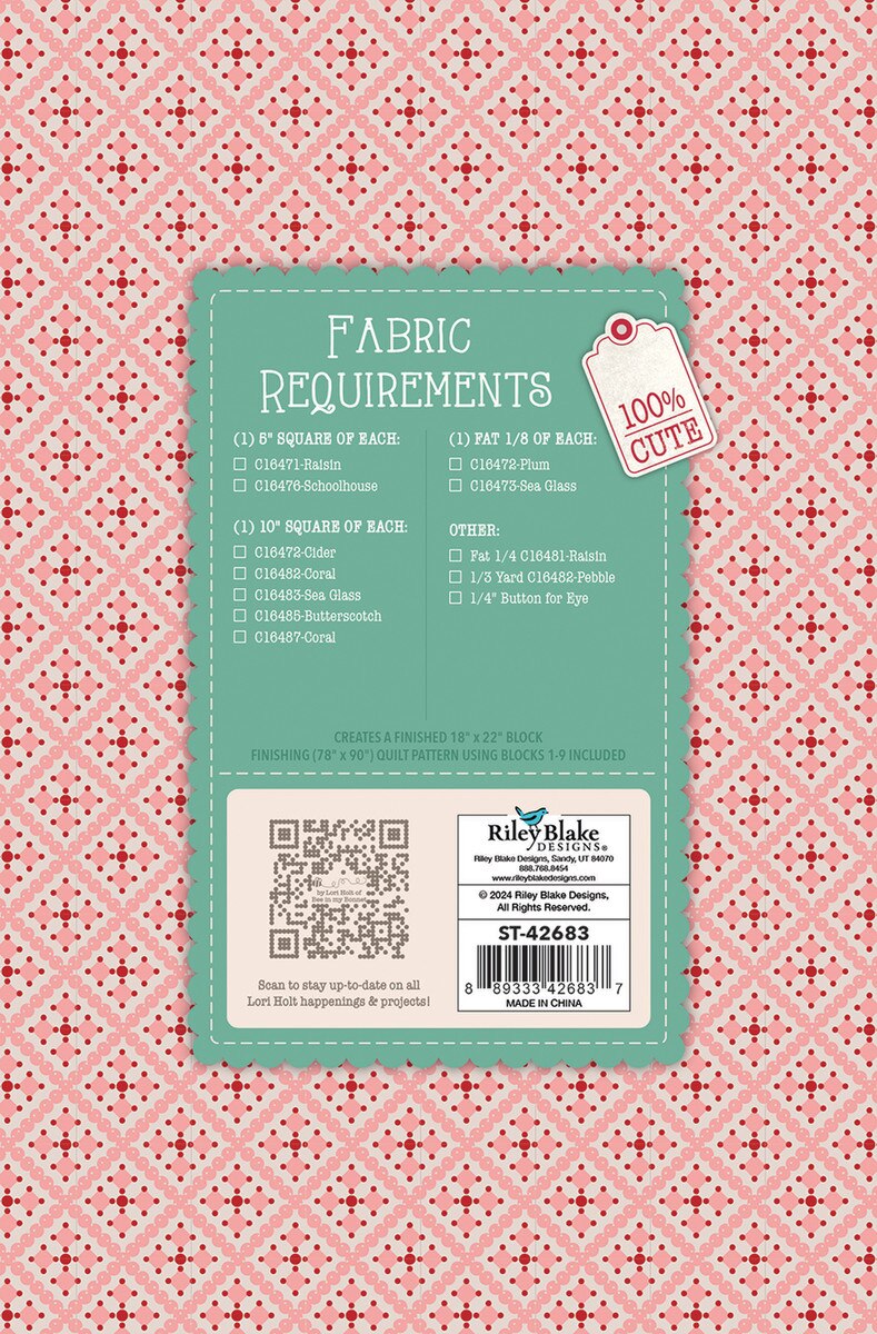 Gentler Times - Quilt Pattern - Lori Holt Gentler Times Quilt Seeds™ - Gentle Goose No. 3
