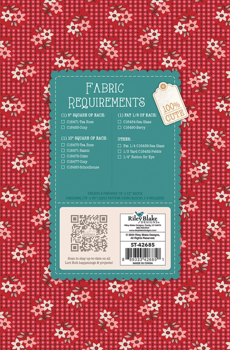 Gentler Times - Quilt Pattern - Lori Holt Gentler Times Quilt Seeds™ - Gentle Goose No. 5