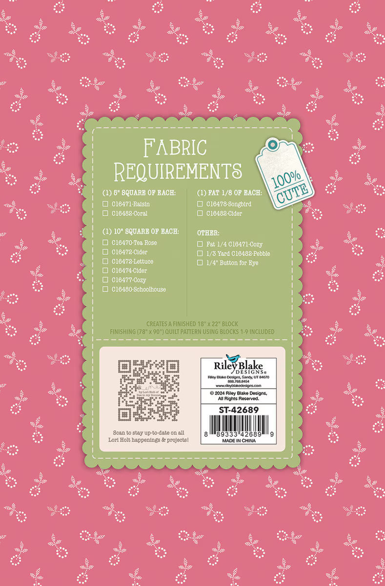 Gentler Times - Quilt Pattern - Lori Holt Gentler Times Quilt Seeds™ - Gentle Goose No. 9