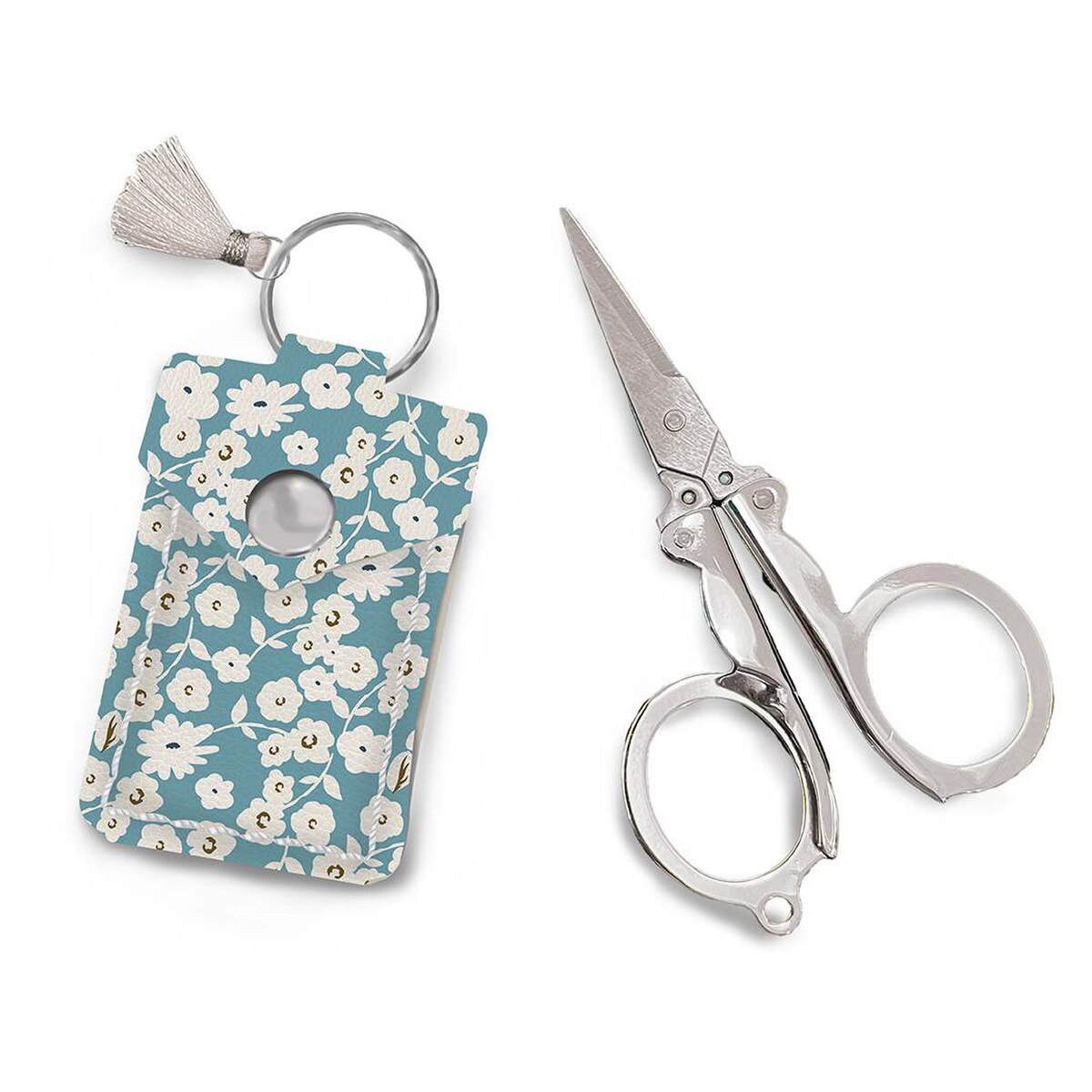 Spring Gardens - Scissors - Leather Scissor Pouch - Lori Holt