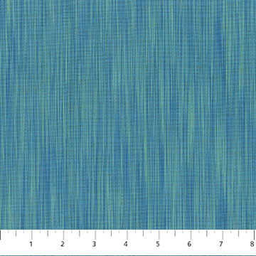 Space Dye - Quilting Cotton Fabric - Teal
