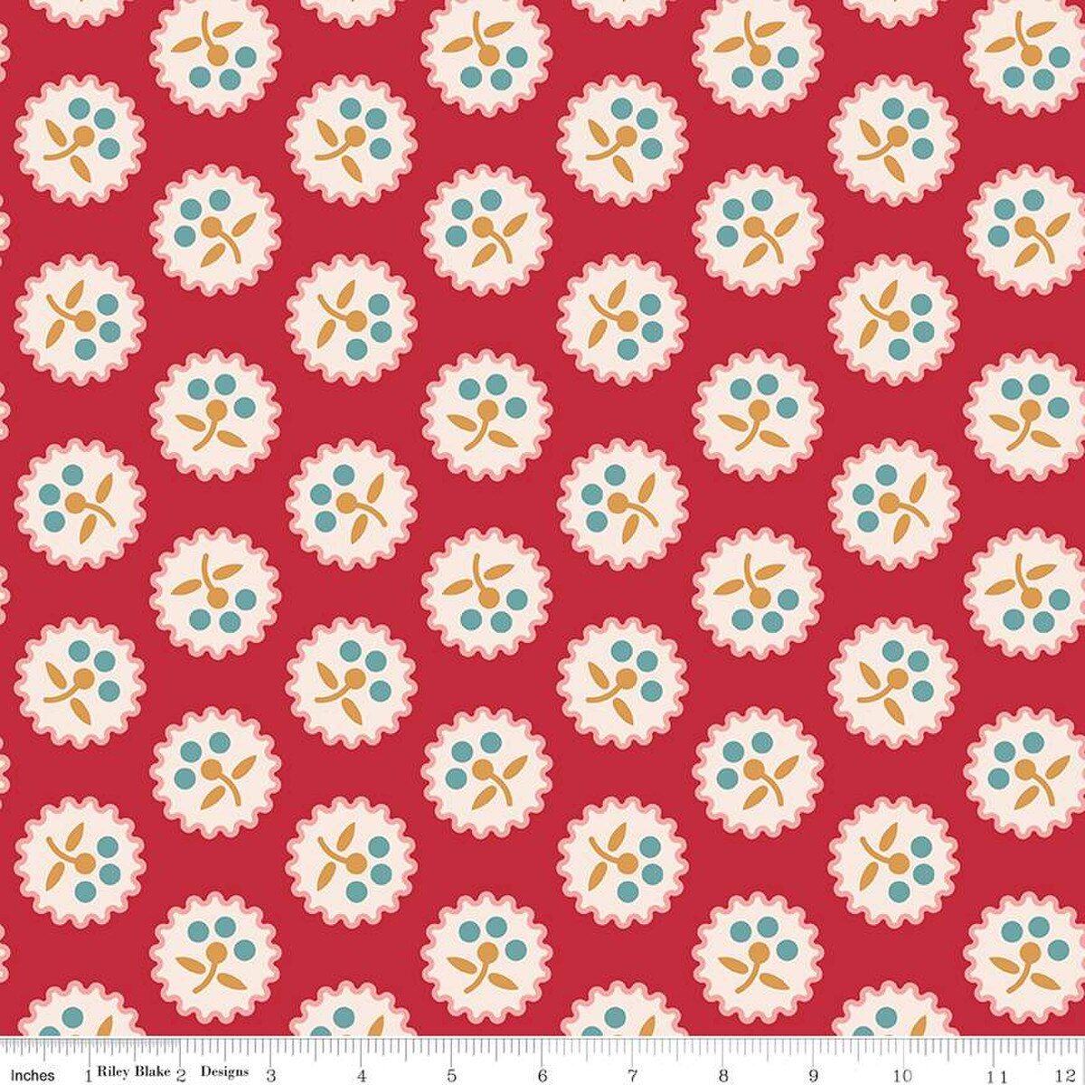 Americana – Wide Back Quilting Fabric - Betsy - Berry - 108"