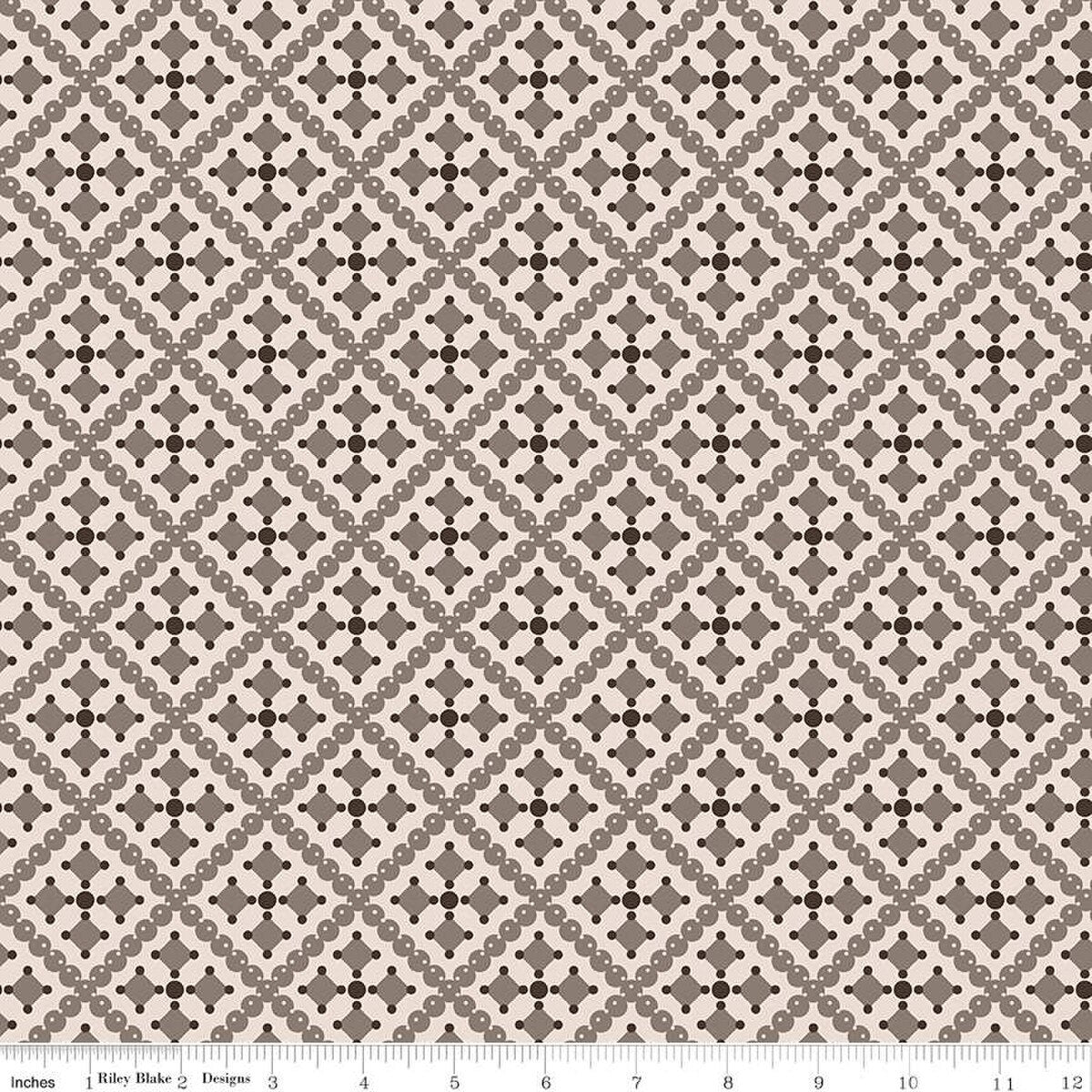 Gentler Times – Wide Back Quilting Fabric – Shenanigans - Pebble - 108"