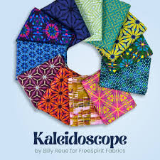 Kaleidoscope - Quilting Cotton Fabric - Vintage - Green