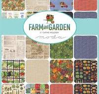 Farm and Garden - Quilting Cotton Fabric - Gingham - Canvas Tomato