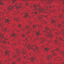 Scarlet Dreams - Quilting Cotton Fabric - Diagonal Stripe - Red (Copy)