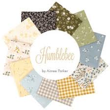 Humblebee - Quilting Cotton Fabric - Branches - Blue