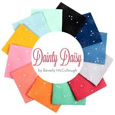 Dainty Daisy - Quilting Cotton Fabric - Mint