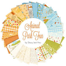 Animal Park Fun - Quilting Cotton - Animal - Dove
