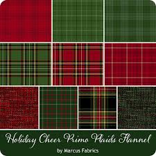 Holiday Cheer - Primo Plaids - Quilting Flannel Fabric - Red