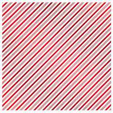 A Perfect Winter - Quilting Cotton Fabric - Stripes - Red