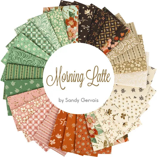 Morning Latte – Quilting Cotton Fabric – Tile - Espresso