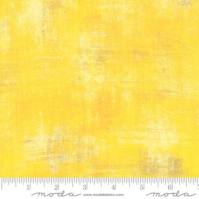 Grunge Basics - Cotton Quilting Fabric - Textured Solid - Sunflower