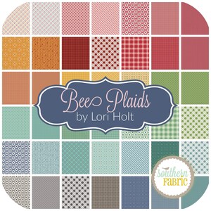 Bee Plaids – Quilting Cotton Fabric – Orchard - Coral