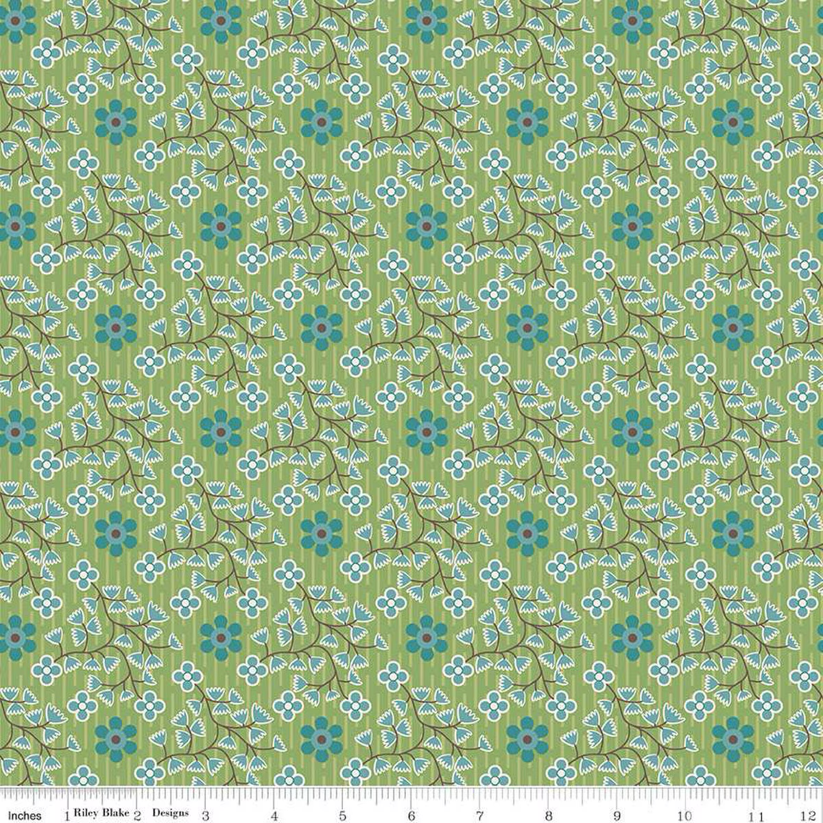 Gentler Times – Cotton Fabric – Basil