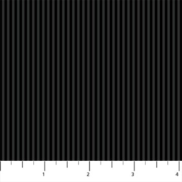 Fossil Folks – Quilting Cotton Fabric – Stripes – Black