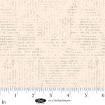 Sugar Dreams – Quilting Cotton Fabric – Newspaper Print – Parchment