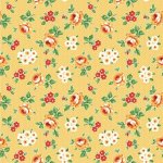 Flower Market – Quilting Cotton Fabric – Hand Picked – Yellow