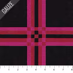 Narrative Wovens - Quilting Cotton Fabric - Encounter Triple Gauze - Licorice