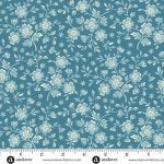 Beach House – Quilting Cotton Fabric – Tonal Leaf – Blue