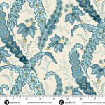 Beach House – Quilting Cotton Fabric – Paisley Vine – Cream