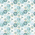 Rosy Cheeks – Quilting Cotton Fabric – Good Day – Blue