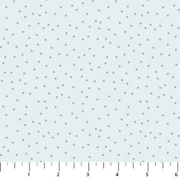 Fossil Folks – Quilting Cotton Fabric – Dots – Blue