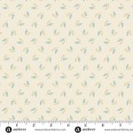 Beach House – Quilting Cotton Fabric – Tiny Leaf – Cream