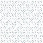 Lakeland Blues – Quilting Cotton Fabric – Rosebud Toss – White
