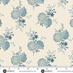 Beach House – Quilting Cotton Fabric – Floral Toss – Cream