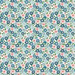 Flower Market – Quilting Cotton Fabric – Forget Me Knots – Blue