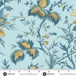 Beach House – Quilting Cotton Fabric – Large Floral – Light Blue