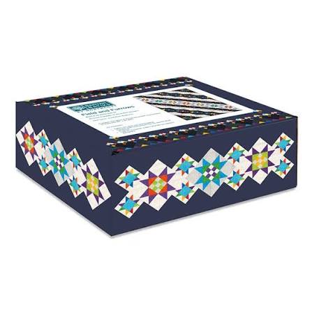 Field and Furrows - Quilt Kit - Block of The Month Quilt Kit - Bright