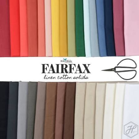 Fairfax - Quilting Linen and Cotton Fabric - Solid - Moonstone