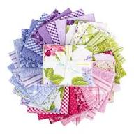 Hydrangeas in the Garden - Cotton Fabric - 1 Yard Bundle - Multi - 9 Pieces (Copy)