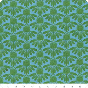 Indelible – Quilting Cotton – Coneflower – Pool