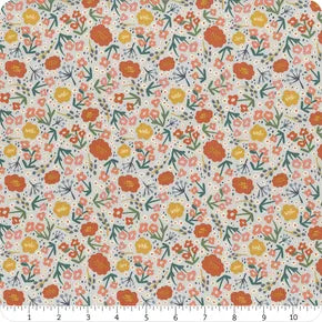 Ivy Reese – Quilting Cotton Fabric – Flower - Dusk