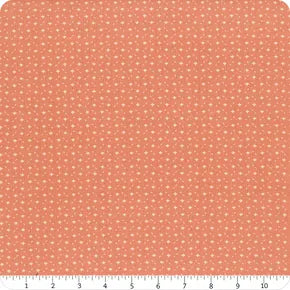 Ivy Reese – Quilting Cotton Fabric – Ditsy - Coral