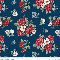 Independence - Quilting Cotton Wide Back - Floral - Oxford