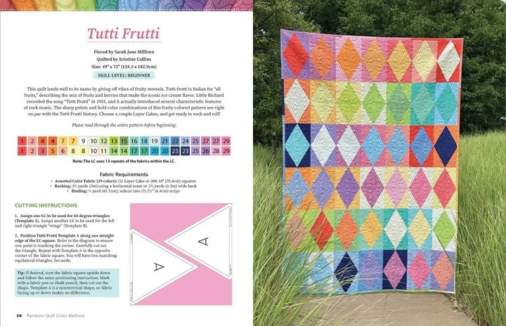 Sarah Thomas – Book – Rainbow Quilt Color Method