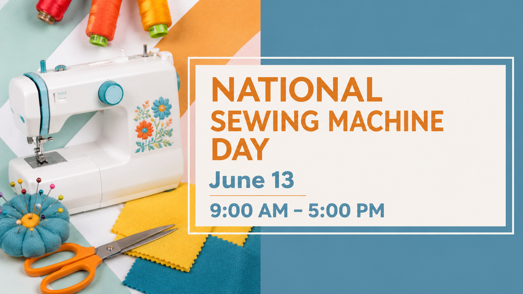 National Sewing Machine Day