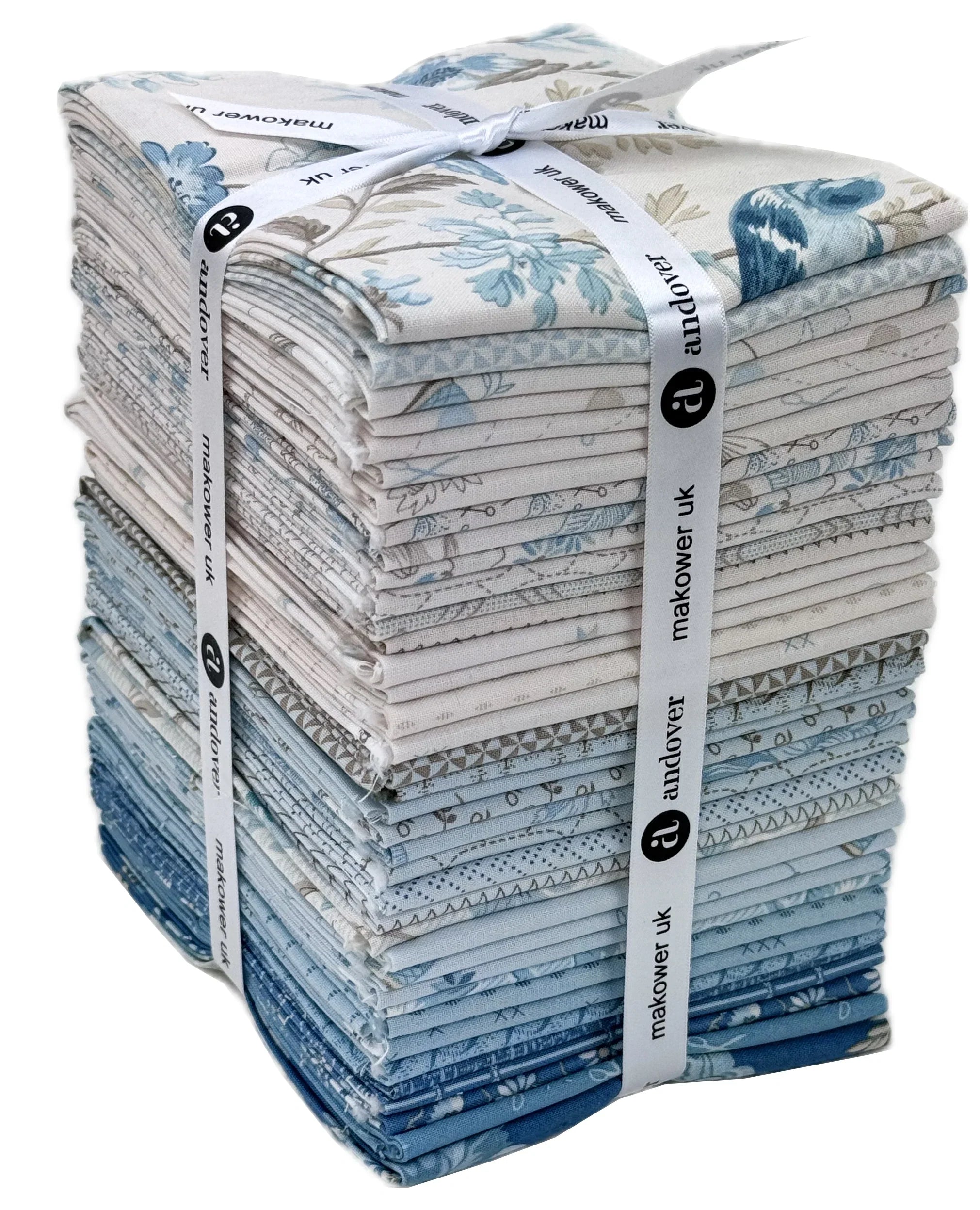 Sewing Bird – Precut Fabric – Four 22 X 9 Fat Eighth - 38 Cuts Each