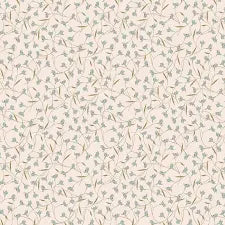 Threads of Grace - Quilting Cotton Fabric - Snow Drop - Latte