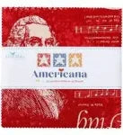 Americana – Precut Quilting Cotton Fabric - 5" Squares